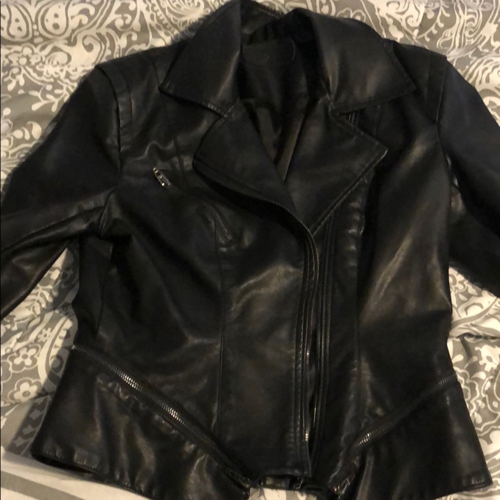 BLANKNYC faux leather Moto jacket